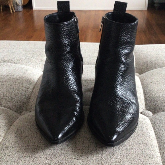 Everlane The Boss Boot – Black Pebbled Leather – Size 6 - Picture 3 of 12